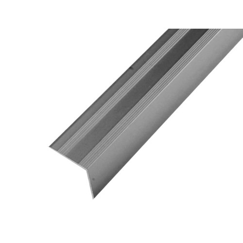 Self-Adhesive Nosing 15mm Matt Silver 10 Lengths x 2.7m