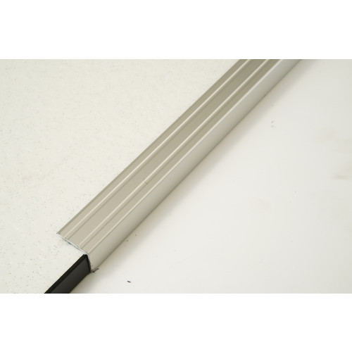 SINGLE LENGTH 20mm Stair Nosing 0.9m Silver