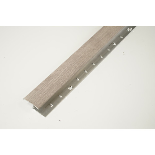 SINGLE LENGTH Z Section 0.9m Light Grey Oak