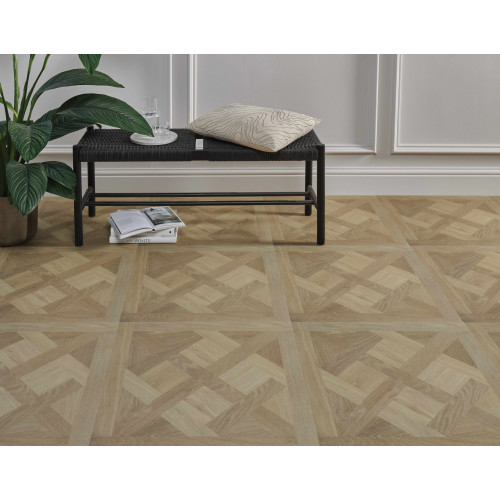 Premium Click Plus Basketweave Spring Oak