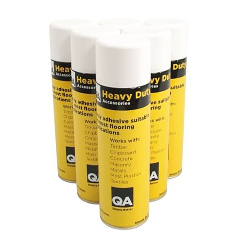 Spray Rite Heavy Duty Spray Adhesive  Spray Adhesive for Metal Wood  Plastics - Case of 12